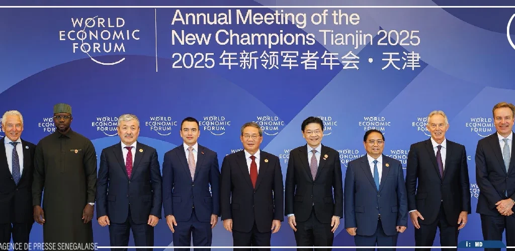Ousmane Sonko au centre des conventions de Tianjin pour l’ouverture du Forum économique mondial - investactu.com