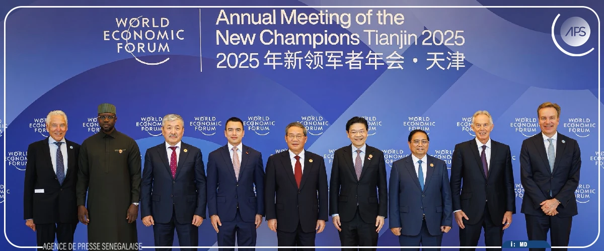 Ousmane Sonko au centre des conventions de Tianjin pour l’ouverture du Forum économique mondial - investactu.com